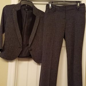 BCX Charcoal Gray Pantsuit